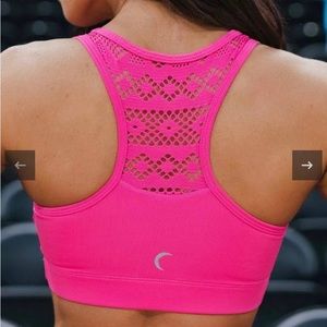 Zyia Hot Pink Bomber Sports Bra
